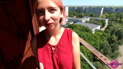 Estudyante Sensual Nagsuso sa usa ka Estranghero sa Outback - Cum Sa Iyang Nawong